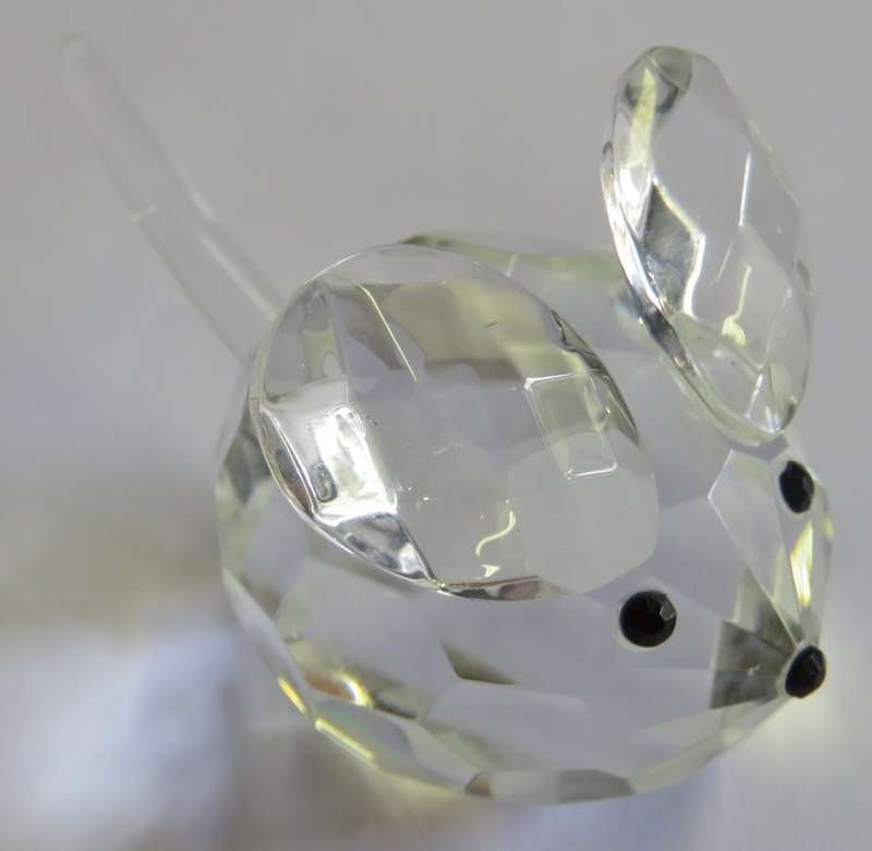 Vintage Swarovski mouse figurine