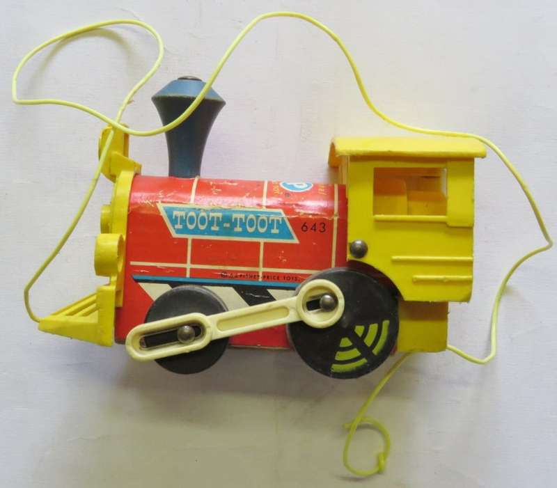 Vintage Fisher-Price Toot-Toot toy train