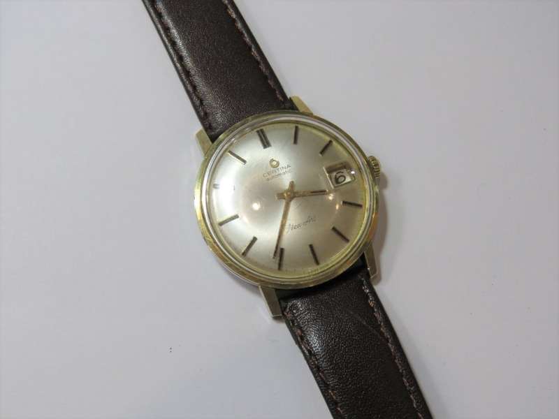 Vintage Certina Automatic New Art date mens watch - Working