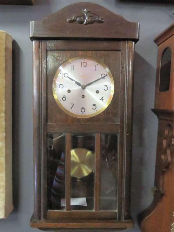 American Swiss watch company Cape Town wall clock with Westminster chimes - Working - 71cm