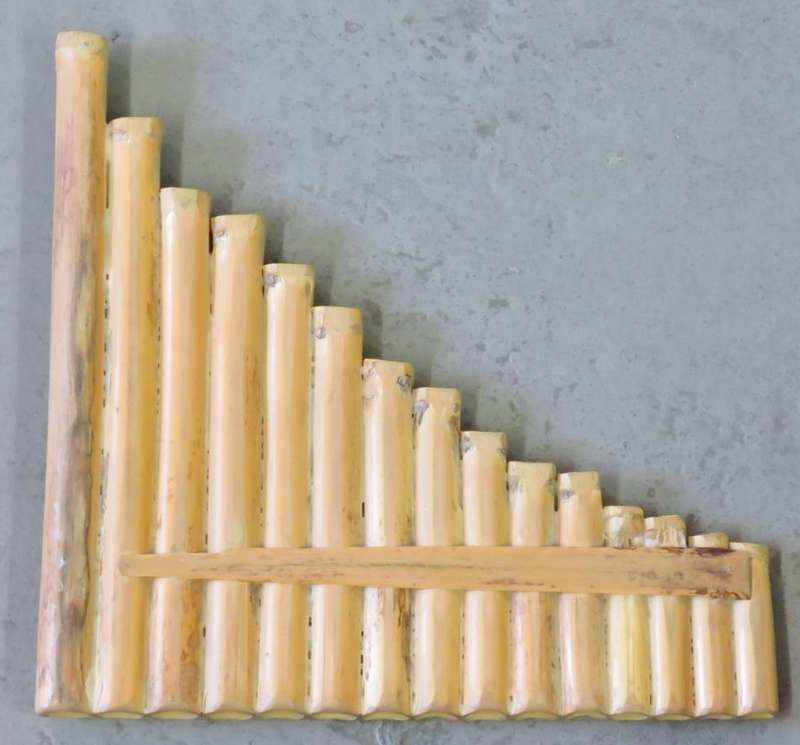 Vintage Pan flute - Made of Bamboo
