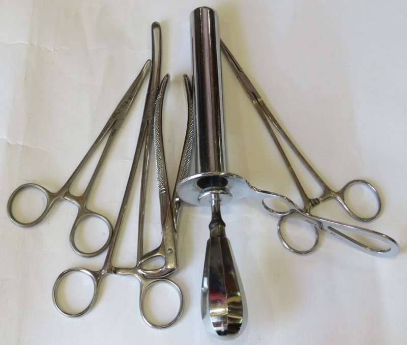 Lot of 5 medical tools