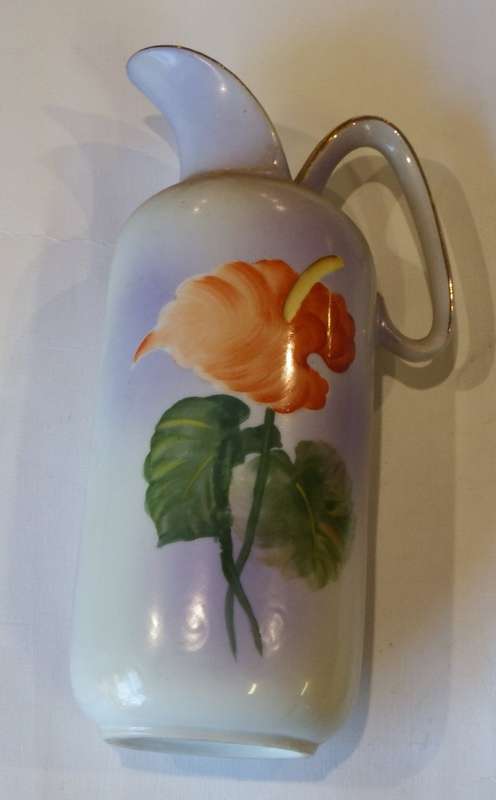 Vintage Balboa hand painted small water jug