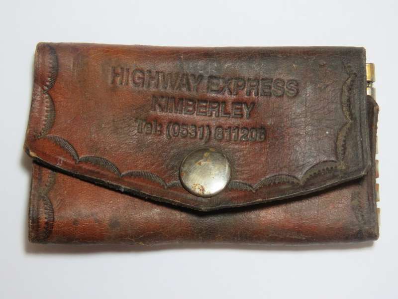 Vintage Highway Express Kimberley leather key purse