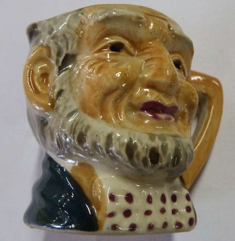 Vintage porcelain character milk jug