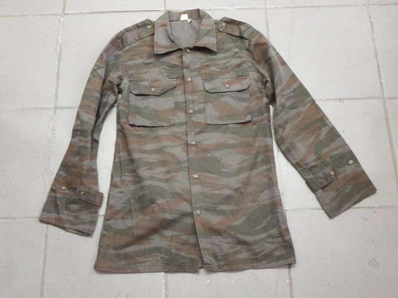 Old SADF Recce copy of FAPLA camo long sleeve shirt - Size medium - Lizzard camo