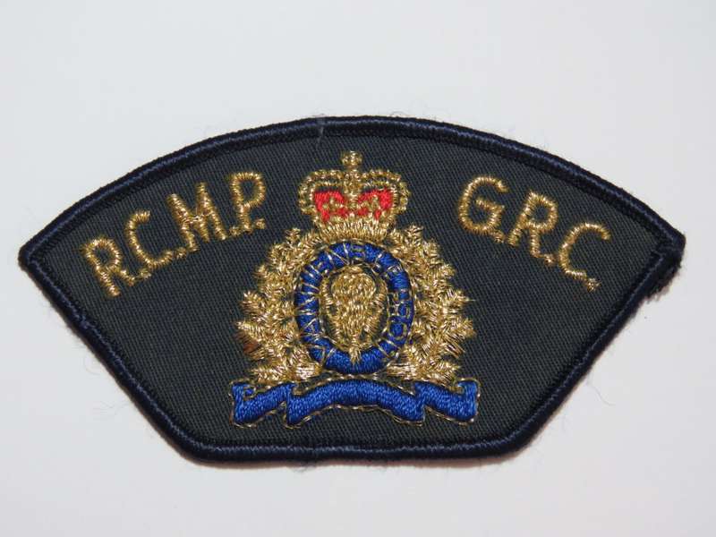 Royal Canadian Mounted Police cloth badge