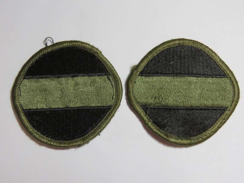 Pair of US Army ground Force cloth badge