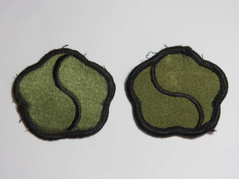 Pair of US Army 19th Support Brigade cloth badges