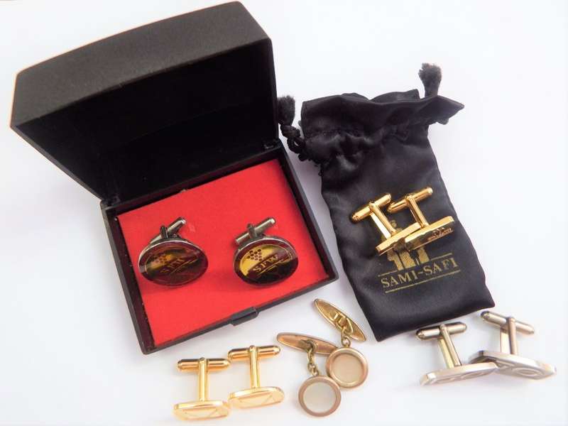 Lot of 5 pairs of cufflinks