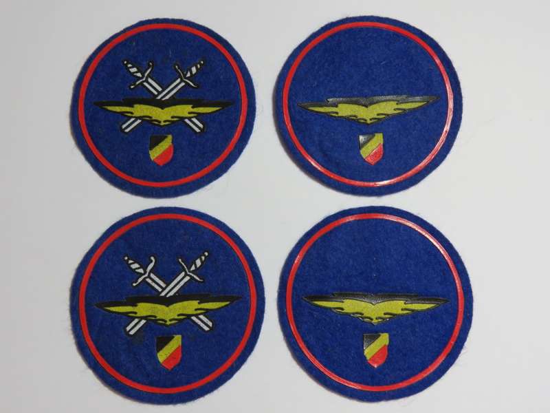 Belgium Army Airman trainee cloth badge - Lot of 4