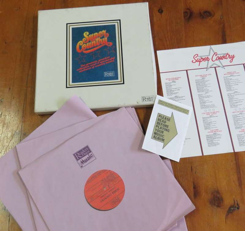 Super Country LP Vinyl set by Readers Digest