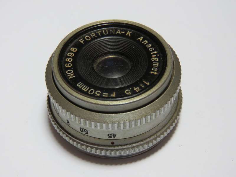 Vintage no.6898 Fortuna -K 1:4.5 f50mm lens