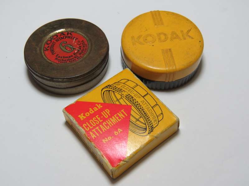 Lot of 3 vintage Kodak lens attachments