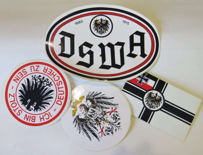 Lot of German Prussia and German South West Africa stickers