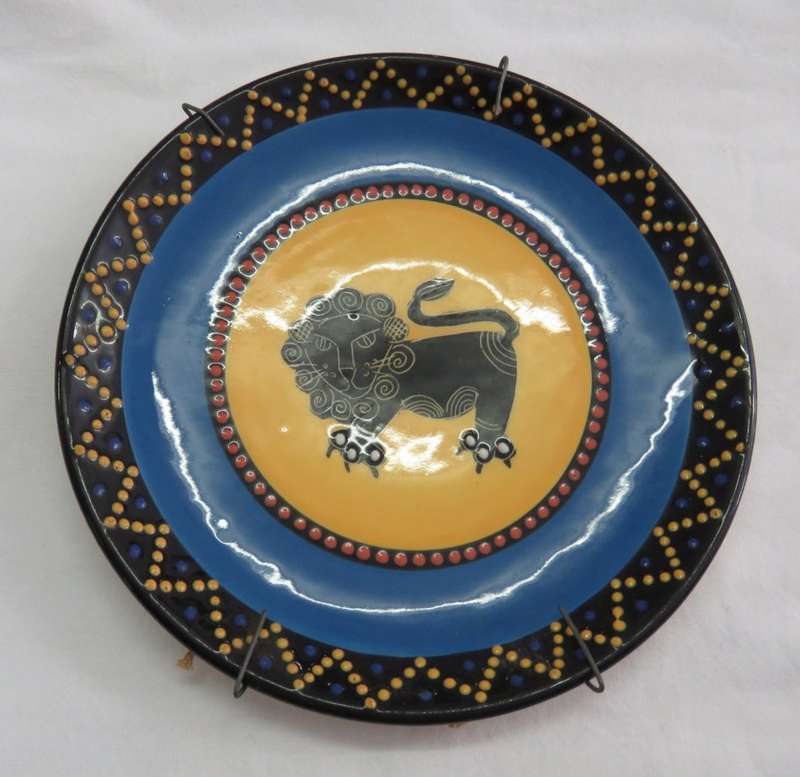 Pam Zooland African Lion wall plate