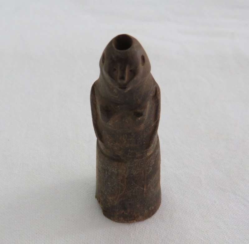 Antique African carved horn