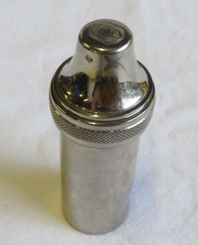 Vintage silverplated needle holder for syringer