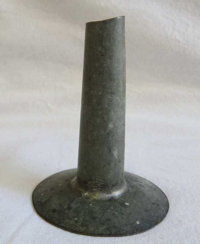 Vintage sausage spout for meat mincer