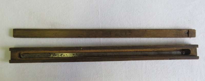 Vintage Moore and Wright feeler gauge