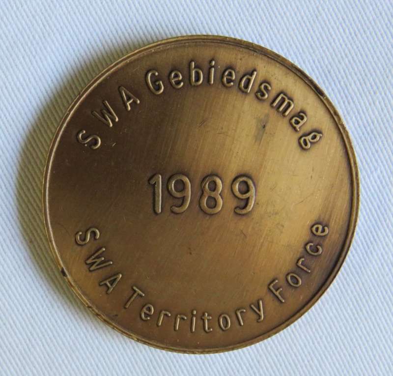 1989 SWA Territory Force medallion