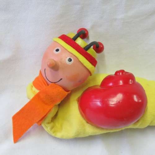 Pelham puppet Brian the snail hand puppet
