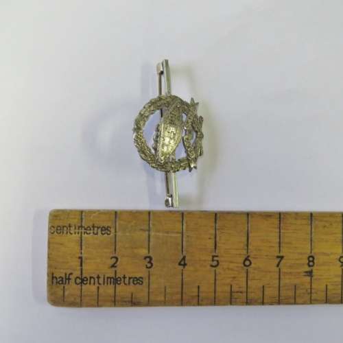SA Armoured corps silver sweetheart brooch