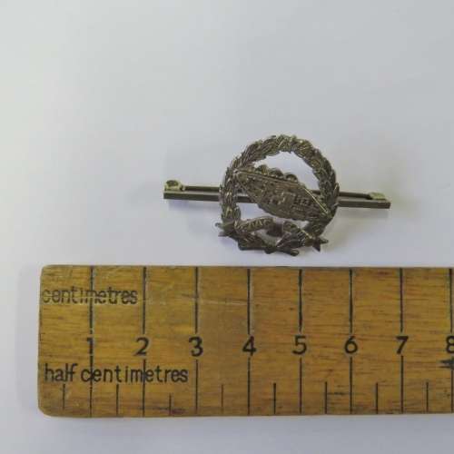 SA Armoured corps silver sweetheart brooch