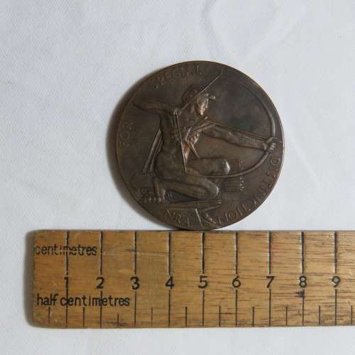 1929 King`s Trophy competition NRA medallion - For Special Distinction