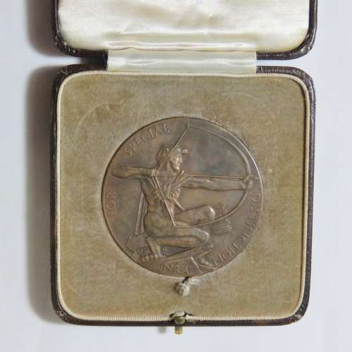 1929 King`s Trophy competition NRA medallion - For Special Distinction