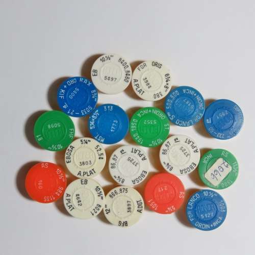 Lot of 17 vintage RONDA balancing wheel watch spares