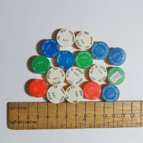 Lot of 17 vintage RONDA balancing wheel watch spares