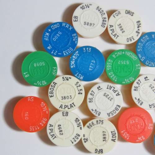 Lot of 17 vintage RONDA balancing wheel watch spares