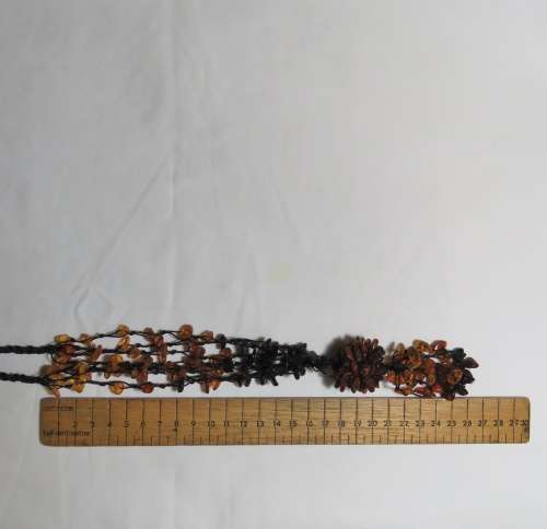 Vintage Amber multi string necklace