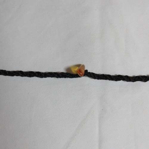 Vintage Amber multi string necklace