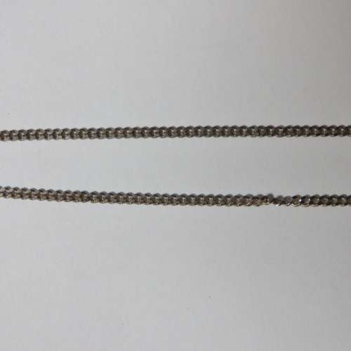 Sterling silver horse shoe charm pendant with silver necklace - Weighs 4,0 grams