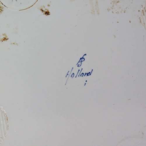 K.D.M M.V Riebeeck ceramic Delft tile