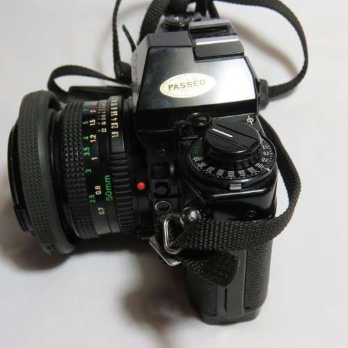 Vintage Canon A-1 35mm camera with 1:1.8 lens - Including instruction booklet - Not tested