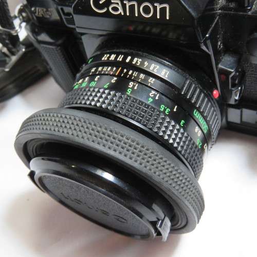 Vintage Canon A-1 35mm camera with 1:1.8 lens - Including instruction booklet - Not tested