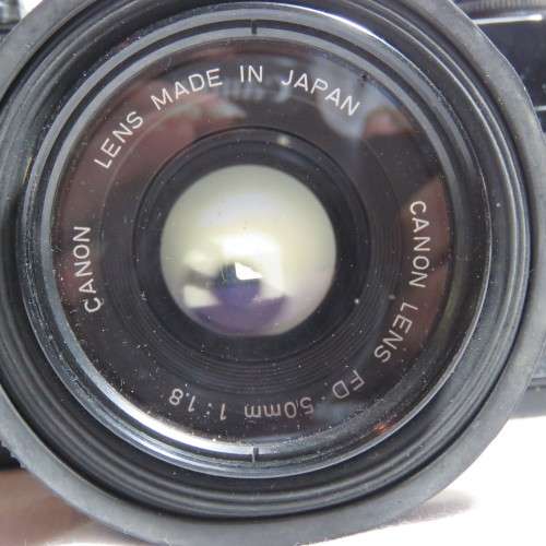 Vintage Canon A-1 35mm camera with 1:1.8 lens - Including instruction booklet - Not tested