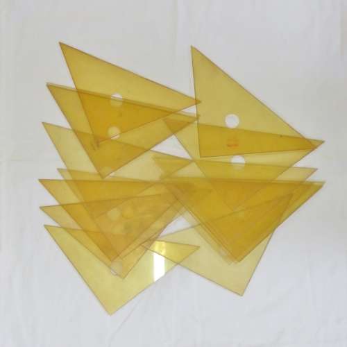 Lot of 15 Penguin 45 degree woodworking triangles