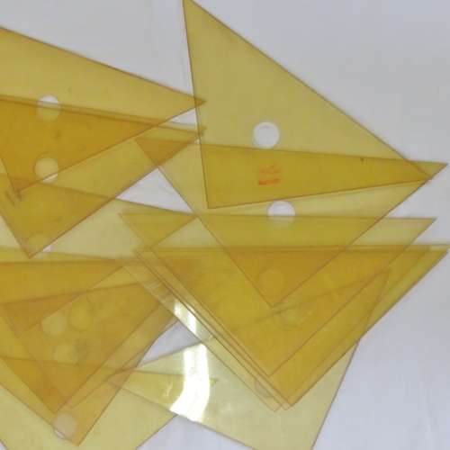Lot of 15 Penguin 45 degree woodworking triangles