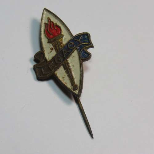 Pair of Australian Legacy fundraising badges by Augus and Coote - WW2 period