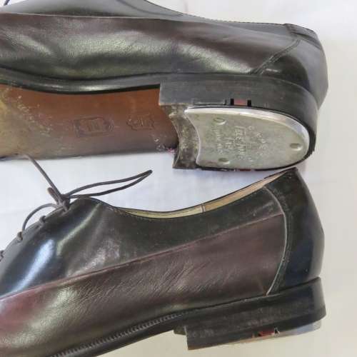 Pair of Genuine Leather `Tele Tone Tap` tap dancing shoes - Size 8 and a half - Length 29,5 cm