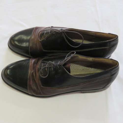Pair of Genuine Leather `Tele Tone Tap` tap dancing shoes - Size 8 and a half - Length 29,5 cm
