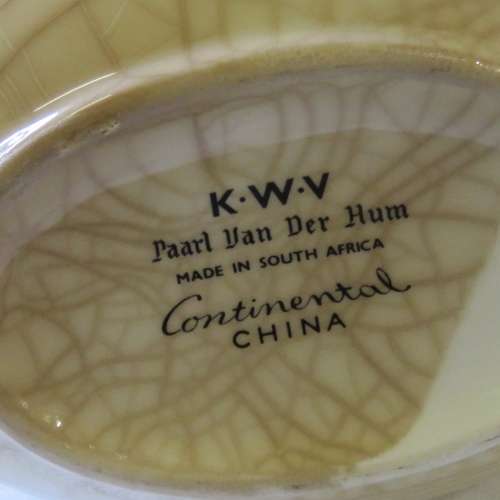 KWV Paarl Van der Hum Liqueur decanter