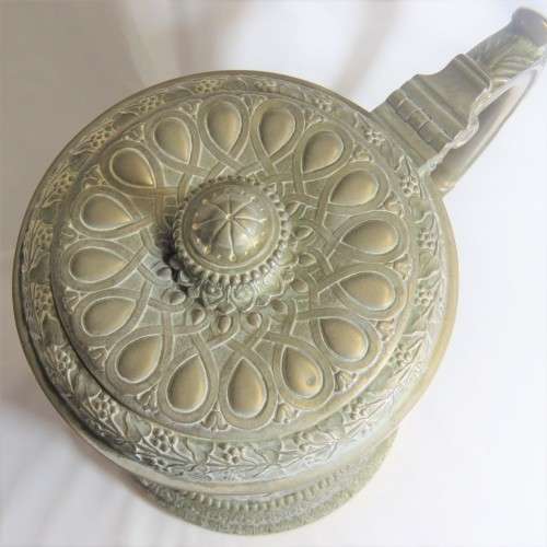 Very large silver plated mug with Greek motive - weight - 3,3 kg - very rarely seen