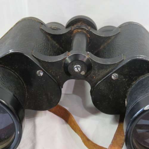 Vintage Y.E. 10 x 50 binoculars in pouch