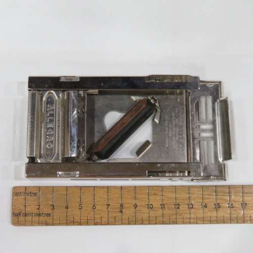 Vintage Allegro Mod.L razor blade sharpener in box
