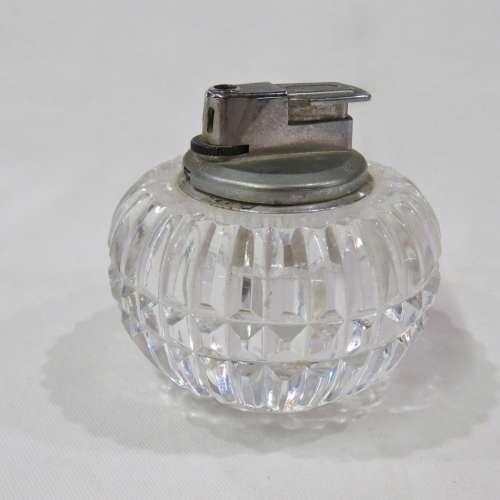 Table lighter with Waterford crystal base